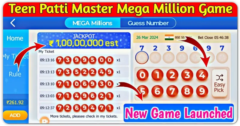 Mega Millions Game In Teen Patti Master Your Ticket To Big Wins featured image